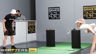 Brazzers - beauty Pro Athletes Sarah Jessie getting her Twat Boned during the Game