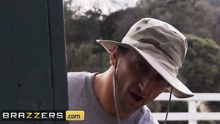 Brazzers - Pretty 19 Yo Jillian Janson Gets on her Knees and Blows Mark Ashley Penis