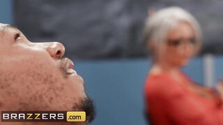Brazzers - Big Titted Teacher Alura Jenson Titty Fucks, Blows and Fucks her Schoolgirl's Huge Rough Penis