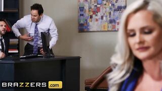 Brazzers - Big Tit cougar Alena Croft Seduces her Colleague to Banged her at Work