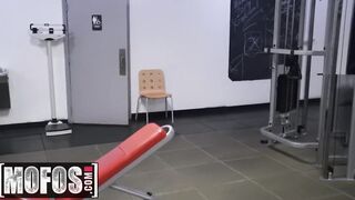 MOFOS - gym Cutie Michele James riding point of view
