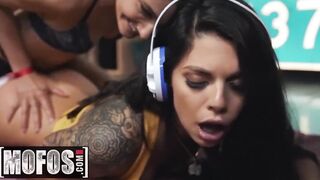 MOFOS - Lesbo egirl gets fuck by strap-on by girlfriend