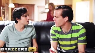 Brazzers - Big Titted mom Joslyn James Gets Boned Rough by her Sons Friend