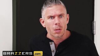 Brazzers - Turned On Beauty Paige Owens Banged! Rough into double penetration by 2 Old Dicks