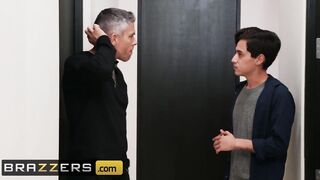 Brazzers - Turned On Beauty Paige Owens Banged! Rough into double penetration by 2 Old Dicks