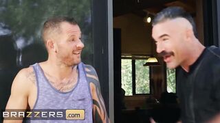 Brazzers - Abella Danger Takes Charles & Scott into the Woods for a Hardcore