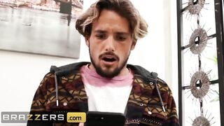 Brazzers - Turned On Bro Strokes and Banged his Stepmom Becky Bandini