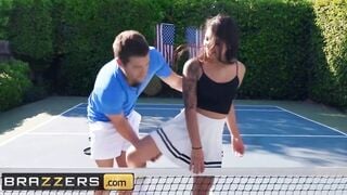 Brazzers - Tattooed Gina Valentina Gets Boned on the Tennis Court