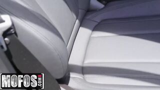 MOFOS - Amateur 19 year old Jezebeth ride penis inside a parking lot