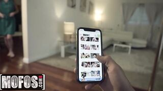 MOFOS - Big Boobed red haired amateur dancer Pepper Hart dances point of view