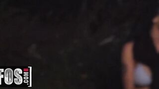 MOFOS - 2 girls share dick pov inside camping 3 way