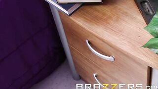 BRAZZERS - Big Titted Blonde Athena Pleasures Loves Yoga and Long Cocks