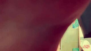 Jumping on a dildo while no 1 is watching =)