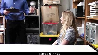 Thick Blonde 18 Yo Banged! After Caught Stealing