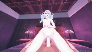 Giving Chiru Kondo a pov facial, then she bounces on your penis - Gal Gun Anime.