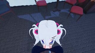 Giving Chiru Kondo a pov facial, then she bounces on your penis - Gal Gun Anime.