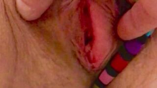 Do you Like Bombshell Pink Vagina Close-Up? American Mom 09