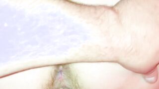 Watch my Unshaved Vagina from Behind – American Milf 10