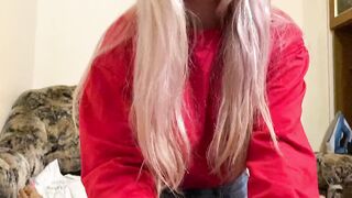 She blows dick and shows foot