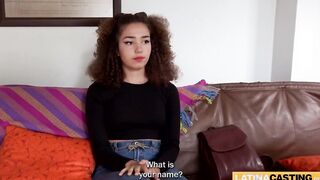 Fun Hispanic Amateur Casting – First Time Cum Drink