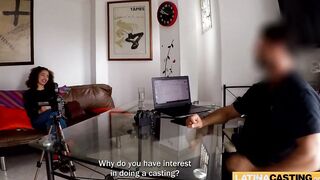 Fun Hispanic Amateur Casting – First Time Cum Drink
