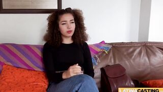 Fun Hispanic Amateur Casting – First Time Cum Drink