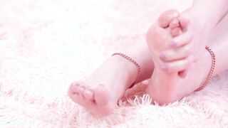 oil toes cunt with mouth