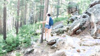 Sex Weekend With My Stepmom - Sweet Soles And Huge Hooters Into The Wild - VLOG # one