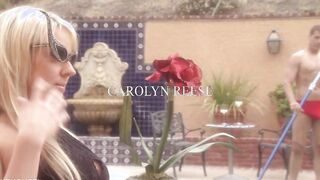 PenthouseGold.com - Blonde Slut Carolyn Reese Jumps Pool Boy's Bones