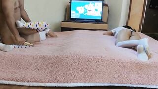 I Tell My Daughter To Invite Her Best Friend To See Funny Comics For Me To Fucked Her - Pervert Father Fucks His Little Daughter's Best Friend
