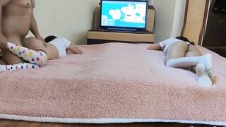 I Tell My Daughter To Invite Her Best Friend To See Funny Comics For Me To Fucked Her - Pervert Father Fucks His Little Daughter's Best Friend