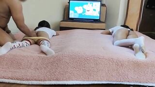 I Tell My Daughter To Invite Her Best Friend To See Funny Comics For Me To Fucked Her - Pervert Father Fucks His Little Daughter's Best Friend