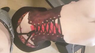 Hottie O2, T&A 707 - French Milf Sucks inside Corset