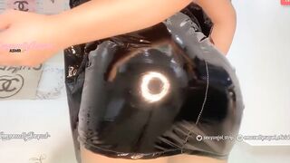 Maleficent cosplay Beauty long booty dark haired giving to you some Hottie jerk off instructions JOI and giving a point of view oral sex, asking you, to cum inside her mouth, cum countdown