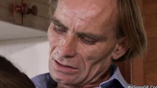He finds 19 yo girlfriend cheating with older father into law
