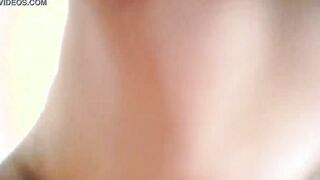 Curvy Hispanic-chinese With Long Titted Riding Dick Like A Perfect chick. Tight Cunt Stroking Your Penis Close up.