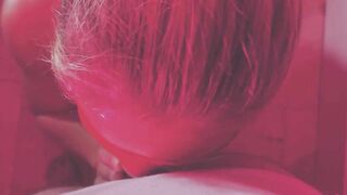 Smoking oral sex hoe takes huge cummed inside mouth