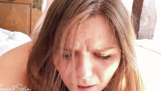 Her first painful anal - Painal - Cum on her asshole