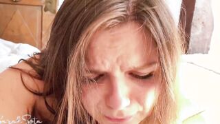 Her first painful anal - Painal - Cum on her asshole