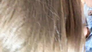 Mouth fucking chubby bbw and giving her a facial
