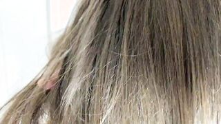 Mouth fucking chubby bbw and giving her a facial
