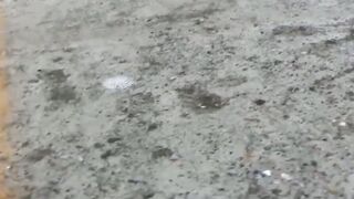 Forbidden pissshowers in public