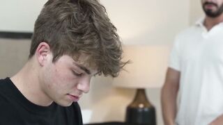 Tall, Dark and Packing Gio Carrera Takes On a Hungry Cock