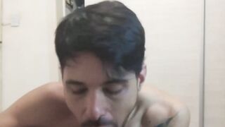Unleashing the Beast A Latino Hunks First Blowjob
