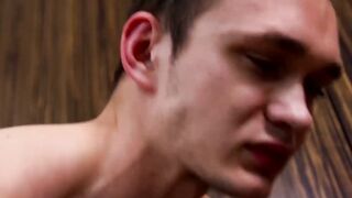BDSM Bondage Sex Lover Oliver OConnor gets masaged by his hot friend Logan Longer