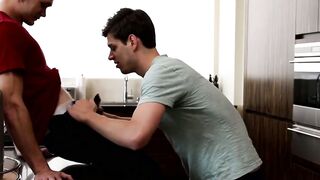 BDSM Bondage Sex Lover Oliver OConnor gets masaged by his hot friend Logan Longer