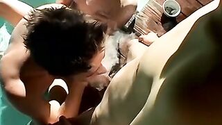 Shane Allen takes on a ThroatTightening Monster A Gay P.O.R.N. gangbang