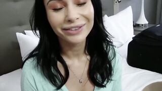 TemptressMom.com  Seductive stepmom Sophia Moore corrupted by her sly stepson and rides his big cock in reverse cowgirl, Before riding him reverse cowgirl thoroughly