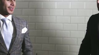 Filthy Office Romp Beau Butler Devours Allen King at Pinstripe Realty Worldwide