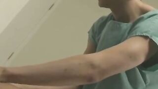Doctors Office Blonde Twink Gets perforated by massive Cock